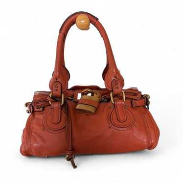 Vintage Chloé Paddington Bags orange Chloé Orange Paddington Bag - Rent from Hauteline