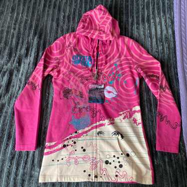 Christian audigier ピンクレディースパーカー Christian audigier ピンクレディースパーカー Ed Hardy by