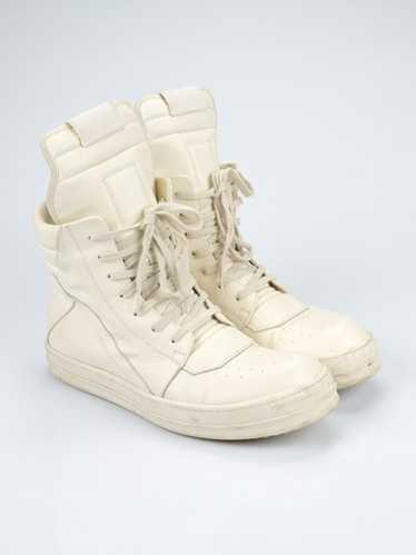 靴 Rick Owens geobasket milk 42 RickOwens GEOBASKET リックオウエンス MILK ホワイト42