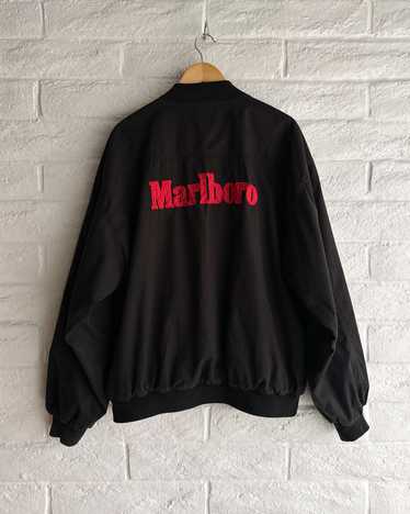 90s Marlboro リバーシブルジャケット 黒 赤 90's Marlboro Reversible Blouson DEAD STOCK SIZE L 90年代