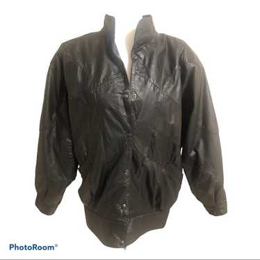 ジャケット・アウター 90s pierre balmain A-2 lether jacket Leather jacket Pierre Balmain Black size 44 IT in Leather