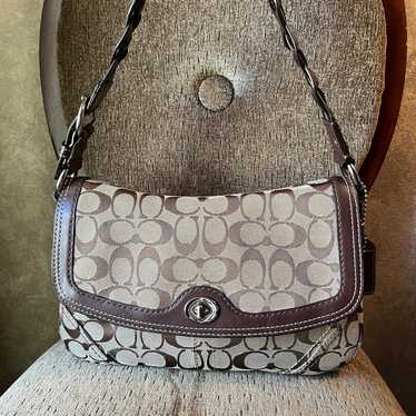 バッグ Coach Signature Flap Hobo Shoulder Bag Coach signature flap shoulder - Gem