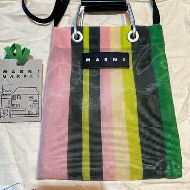 【新品未使用】MARNI MARKET STRIPE BAG Marni Market Stripe Tote | Mercy Vintage