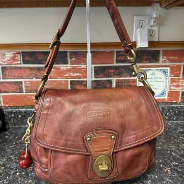 バッグ Coach Legacy 65th Leather Shoulder Bag Coach Legacy 65Th Anniversary Leather Turnlock Shoulder Bag
