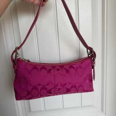 Coach Hampton Semi Demi Bag Purple y2k★ Coach Hampton Semi Demi Bag Purple y2k