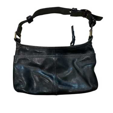 バッグ Vintage Coach Bleaker Black shoulder bag Coach Vintage 65th Anniversary Bleeker Black Leather