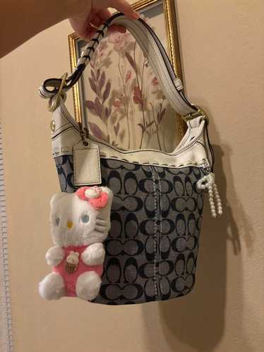 バッグ 1898 Ccach Bleeker Signature Shoulderbag COACH Bleecker Signature Coated Canvas Convertible Shoulder
