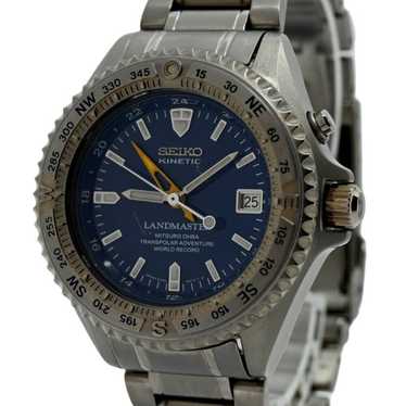 kankandondon　SEIKO KINETIC TITANIUM Seiko Kinetic Titanium Watch Women Silver Gold Two Tone 3M22