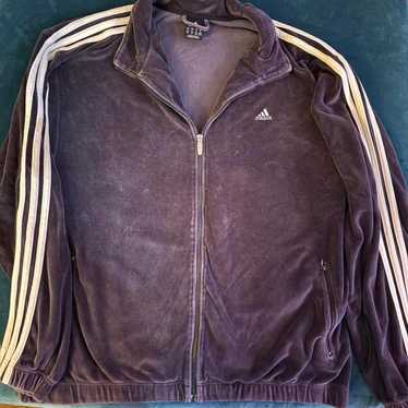 トップス 00s adidas velour track jacket khaki y2k s-l400.jpg