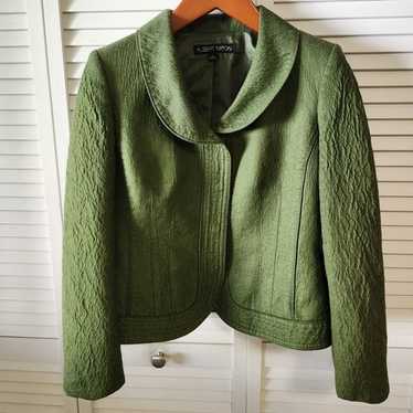Albert Nipon green jacket size small - image 1