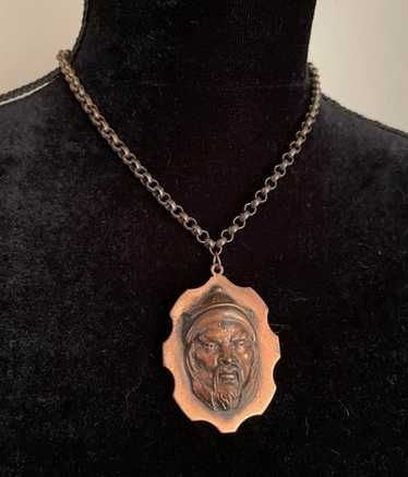 Joseff of Hollywood ネックレス Turban Man Vintage Joseff of Hollywood Rare Turban Man Necklace Signed