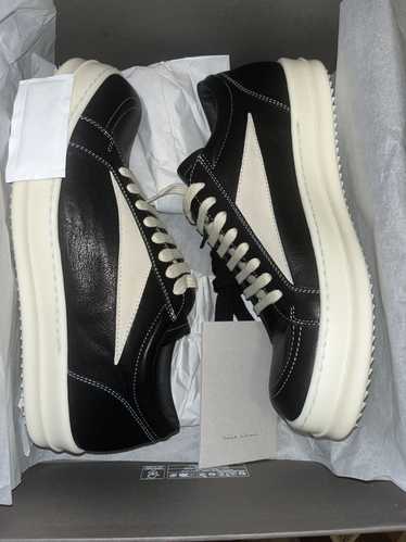 リ*デ様 Rick Owens vans Rick Owens Vintage Sneakers Black Men's - RU01C4897LPOLVS