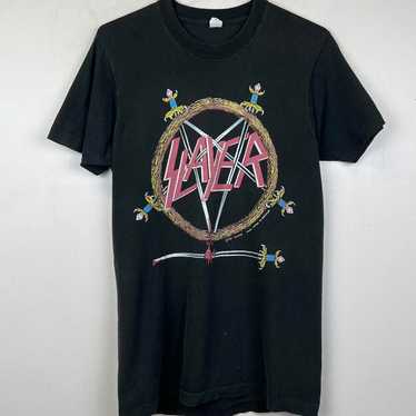 SLAYER 1991年　バンT 90's SLAYER CLASH OF THE TITANS ワールドツアー1991