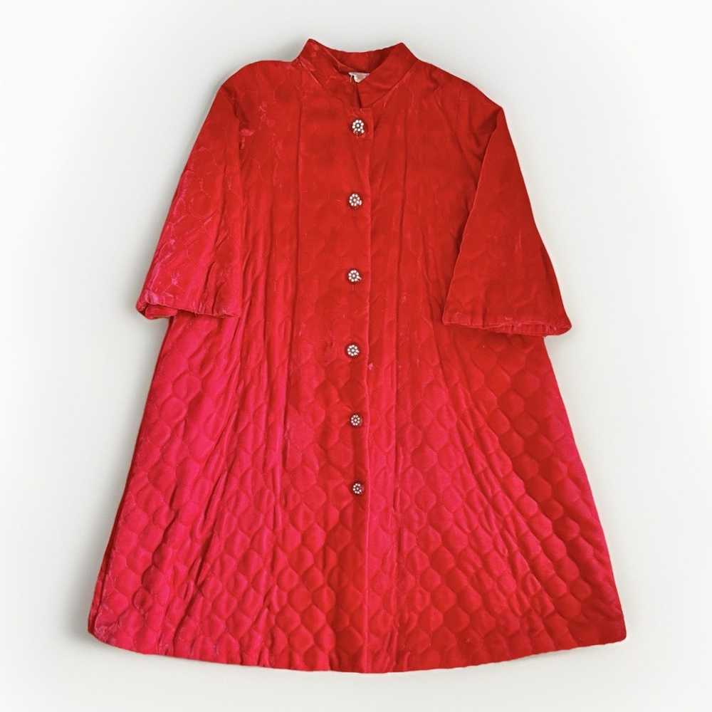 Albert Nipon Vintage Albert Nipon Coat Quilted Ve… - image 1