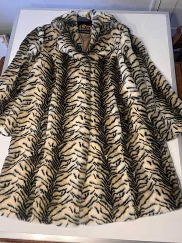 VINTAGE TIGER ANIMAL VEST フェイクファー 虎 タイガー Tiger Print Faux Fur Vest | Michael Kors [US]