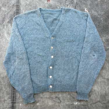 60s fuzzy mohair cardigan - Gem