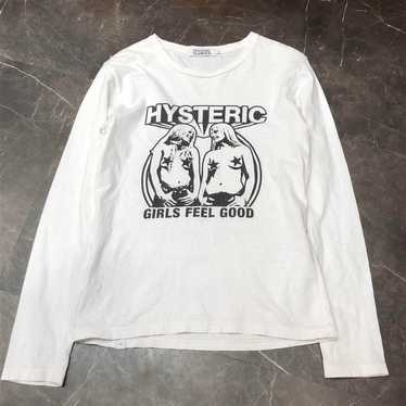 トップス 00s hysteric glamor graphic long sleeve Hysteric Glamour Guitar Girl Sleeve Logo Long Sleeve Tee