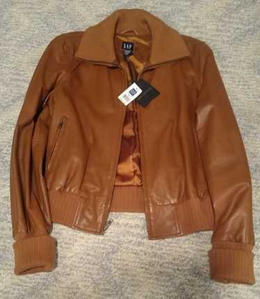 も*✨様 90s old gap short leather bomber ja Vintage GAP Leather Jacket Black Bomber Coat X-large Youth