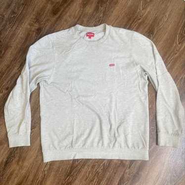 Supreme Small Box Logo Crewneck グレー ＸＸＬ Supreme Box Logo Crewneck Sweatshirt - Grey | Editorialist