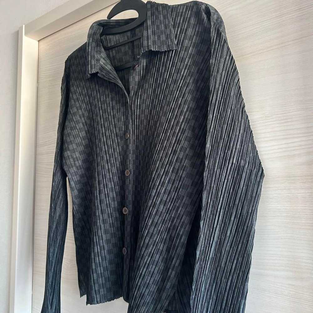 Pleats Please, checkered pattern, block pattern, … - image 3