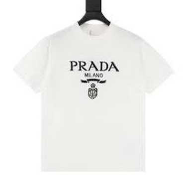 PRADA ホワイト Tシャツ Mサイズ White Cotton T-shirt | PRADA