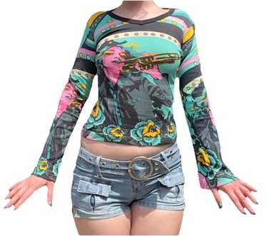 Hayes y2k graphic top - Gem