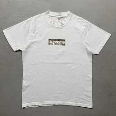 Supreme × Burberry Box Logo Tee White M Supreme Burberry Box Logo Tee White – EKICKS
