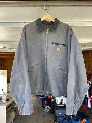 【J97 GVL】 carhartt デトロイトジャケット グレー Lサイズ J97 GVL】 carhartt デトロイトジャケット グレー Lサイズ