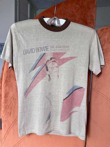 ▪️70’s【DAVID BOWIE】VINTAGE TEE① 1970s Vintage David Bowie Aladdin Sane Lightning Bolt T