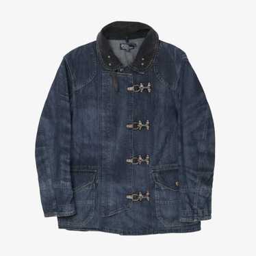 【Ralph Lauren】Fireman jacket size:S Vintage Polo Ralph Lauren Fireman Jacket Coat Canvas Leather