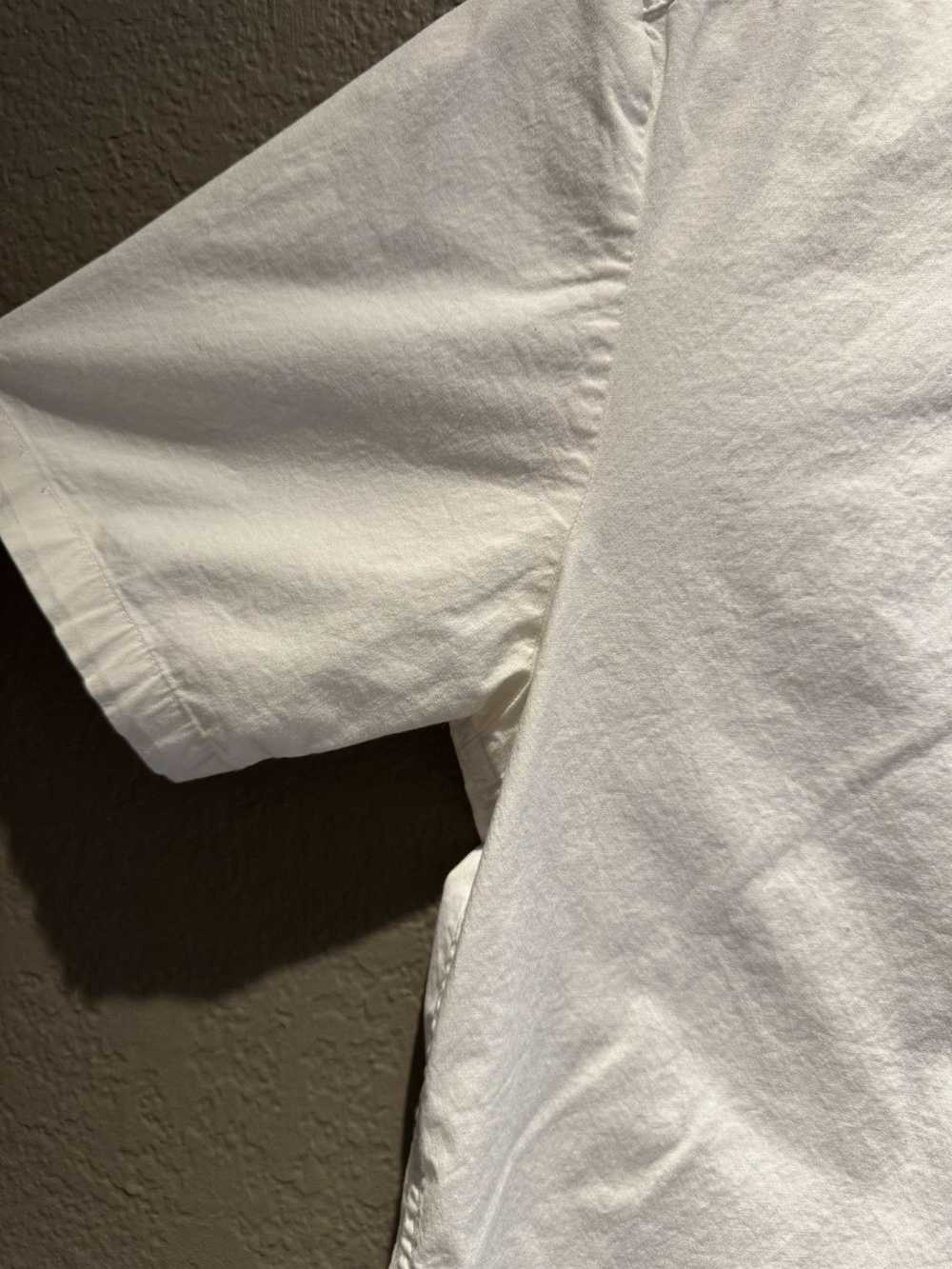 Volcom 00s Volcom White Asymmetric Stitch Button … - image 6