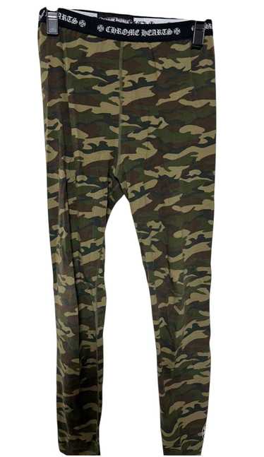 Chrome heart camo leggings - Gem