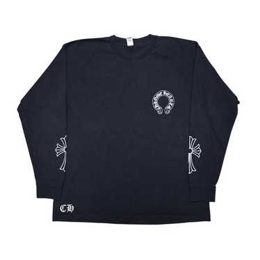 【希少】Chrome Hearts CH PLUS L/S Tee BLK CHROME HEARTS Y NOT SNATCH LS CH Embroidered Thermal Long