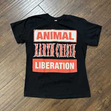 EARTH CRISIS 96年 来日ツアーTシャツ ヴィンテージ NYHC Earth Crisis Vegan Straight Edge NYHC 90's vintage tee t
