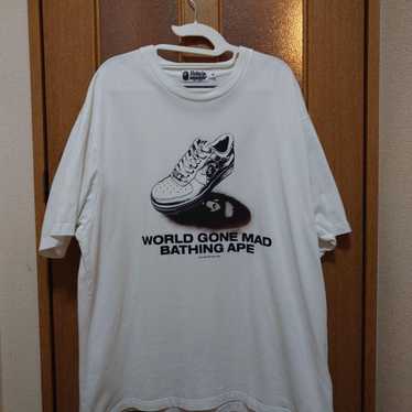 [A BATHING APE] WORLD GONE MADフルジップパーカー A BATHING APE® Kids World Gone Mad Layered Crewneck | Bape
