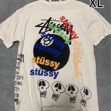 【Stüssy 】90s old Stussy WORLDWIDE Sweat Vintage Stussy 90's World Wide Stussy Sweatshirt Jumper Big