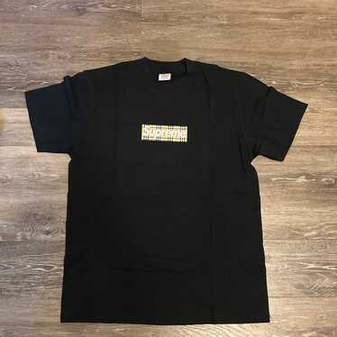 トップス Supreme Burberry Box Logo Tee Black Supreme Burberry Box Logo Tee Black – Holy Ground