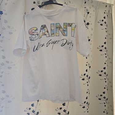 saint michael time is eternal Tシャツ Buy Saint Michael Time Is Eternal Tee 'White' - SM A23 0000
