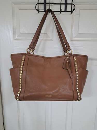 vintage Coach signature Tote bag Studs★ Vintage Coach Signature Tote Bag with Studs UsedPreowned | eBay