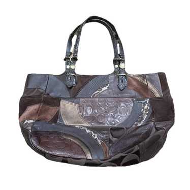Coach signature patchwork handbag - Gem
