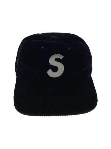 美品　Supreme　Corduroy　S Logo　6-Panel　Black Buy Supreme Corduroy S Logo 6-Panel 'Black' - FW24H81 BLACK