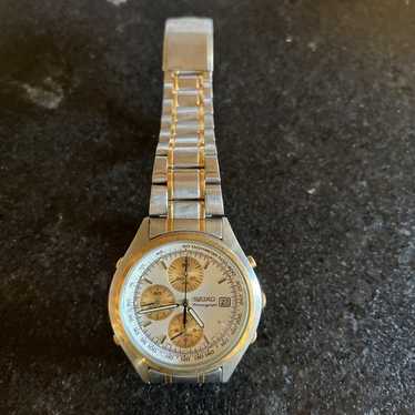 Seiko 7t32 chronograph gold - Gem