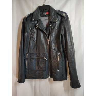 Armani jeans leather jacket - Gem