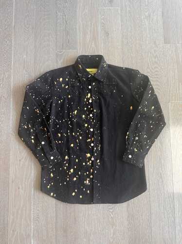 希少Raf Simons Sterling Ruby デニムシャツ Raf Simons Sterling Ruby AW2014 Bleached Denim Overshirt