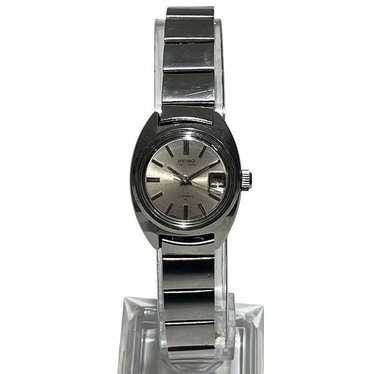 セイコーマチックレディー2517-0210・ SEIKOmatic lady Seiko Matic Lady Watch Women 23mm Black Dial Silver Tone