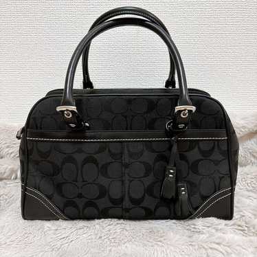 バッグ Coach Vintage Boston Bag 2Way Black Coach Vintage Boston Bag 2-Way Black | Mercari