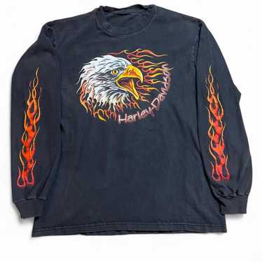 90s) harley davidson flame - Gem