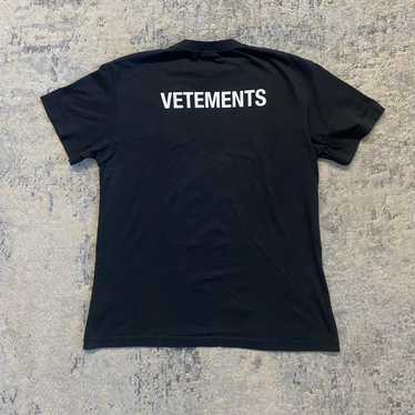 VETEMENTS STAFF Tシャツ Sサイズ ブラック Vetements staff tee - Gem