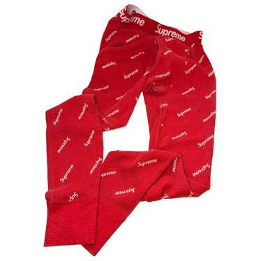Supreme ×hanes thermal pants - Gem