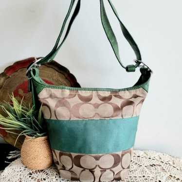 Vintage coach bag green - Gem